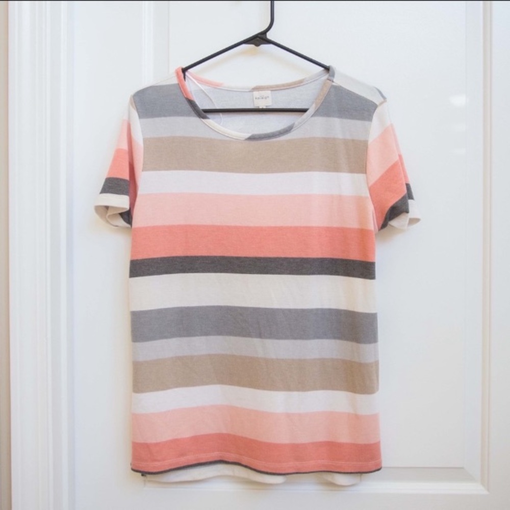 Kaileigh multicolored striped top